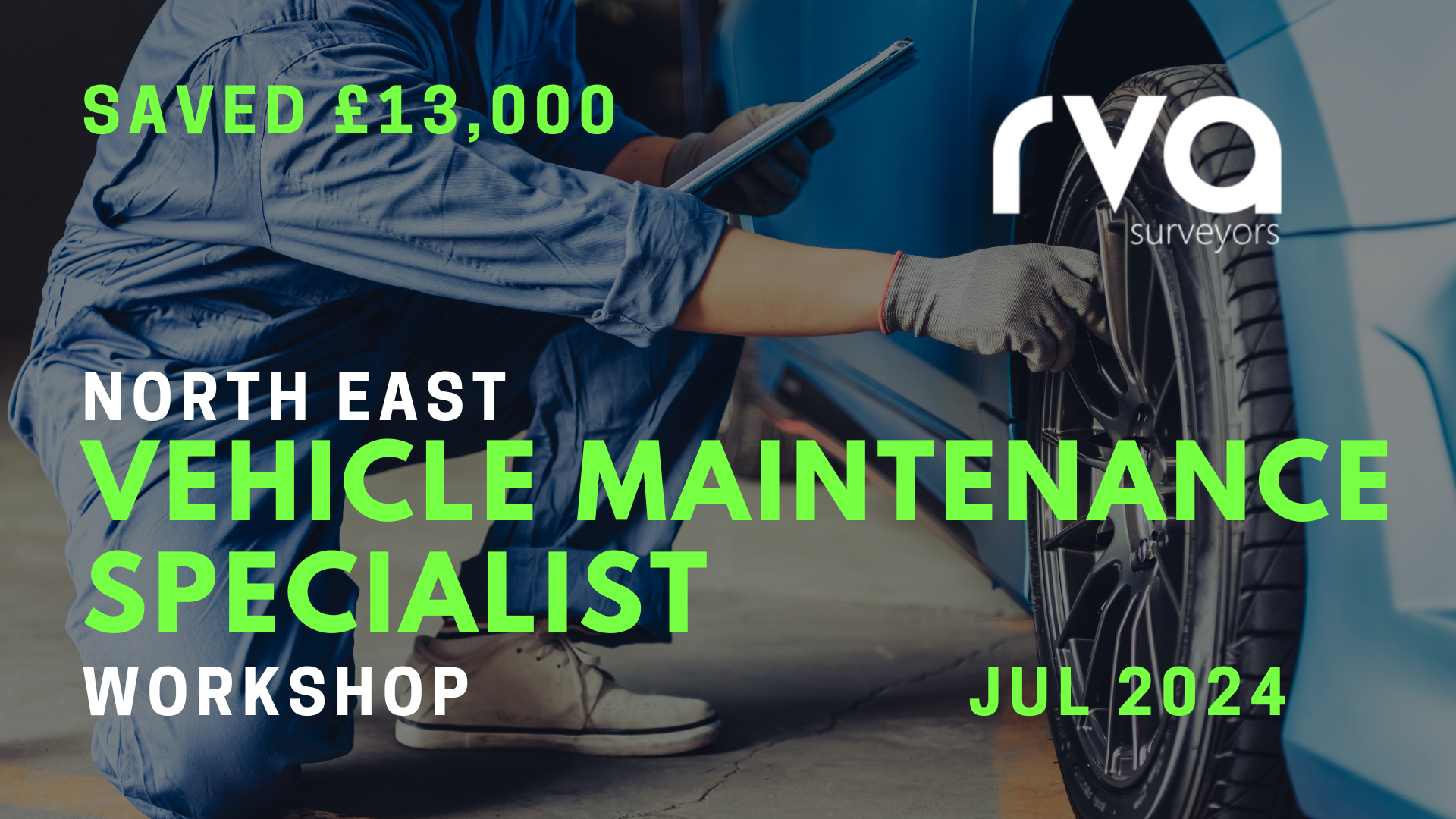 Vehicle Maintenance Specialist – North East | Workshop